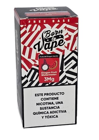 Líquido Juice Born To Vape - Dragon Fruit Watermelon 3mg - 60ml