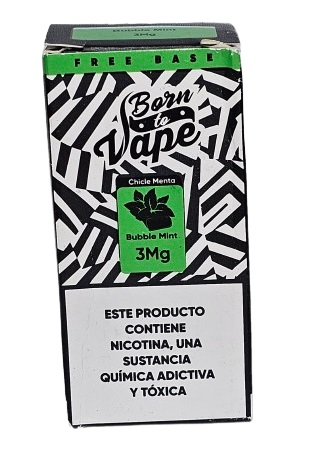Líquido Juice Born To Vape - Bubble Mint 3mg - 60ml