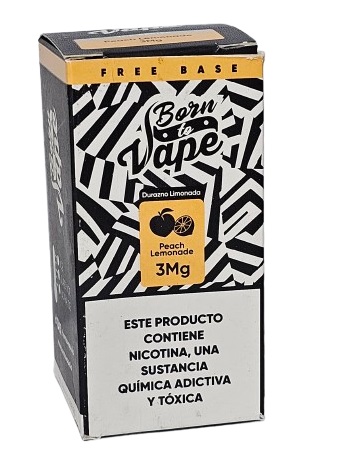 Líquido Juice Born To Vape - Peach Lemonade 3mg - 60ml