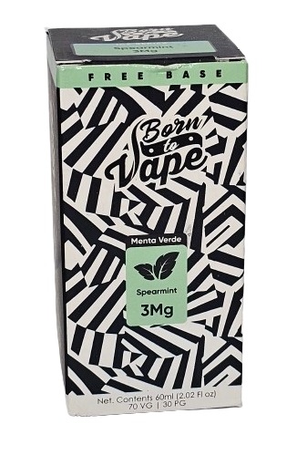 Líquido Juice Born To Vape - Spearmint 3mg - 60ml