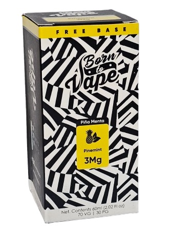 Líquido Juice Born To Vape - Pinemint 3mg - 60ml