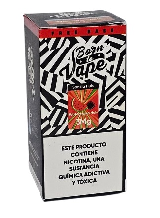 Líquido Juice Born To Vape - Watermelon Huls 3mg - 60ml