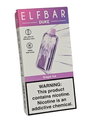 Pod Descartavel Elfbar Duke 35.000 puff - Grape Ice