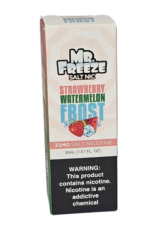 Líquido Nicsalt Mr. Freeze Menthol - Strawberry Watermelon Frost 35mg - 30ml