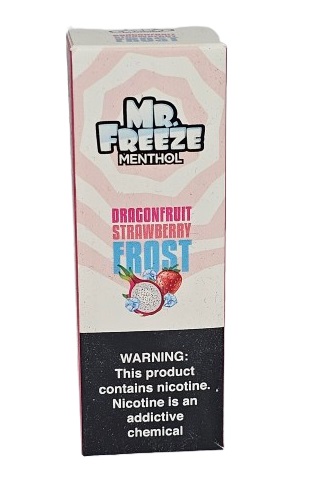 Líquido Nicsalt Mr. Freeze Menthol - Dragonfruit Strawberry Frost 35mg - 30ml