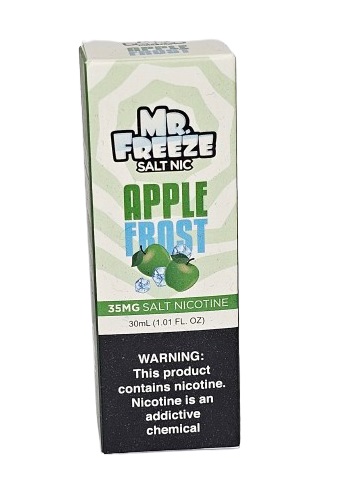 Líquido Nicsalt Mr. Freeze Menthol - Apple Frost 35mg - 30ml