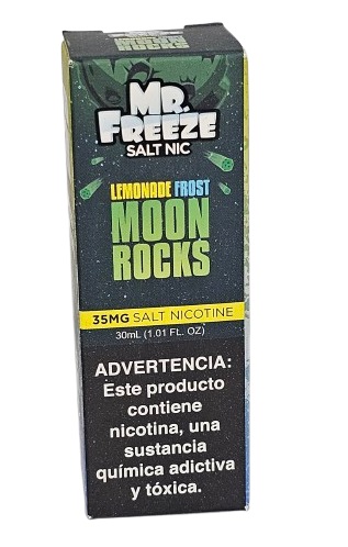 Líquido Nicsalt Mr. Freeze Menthol - Lemonade Frost Moon Rocks 35mg - 30ml