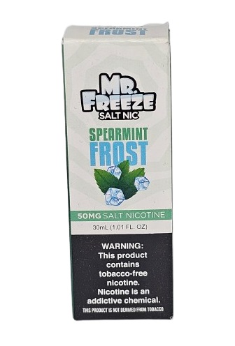 Líquido Nicsalt Mr. Freeze Menthol - Spearmint Frost 50mg - 30ml