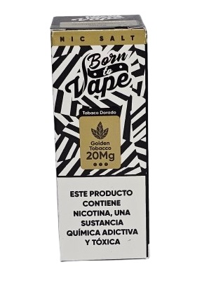 Líquido Juice Nicsalt Born To Vape - Golden Tobacco 50mg - 30ml