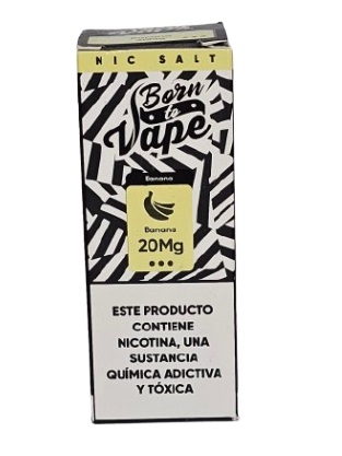Líquido Juice Nicsalt Born To Vape - Banana 50mg - 30ml