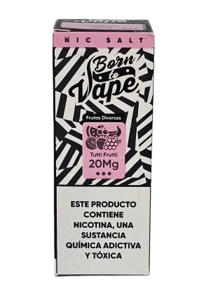 Líquido Juice Nicsalt Born To Vape - Tutti Frutti 50mg - 30ml