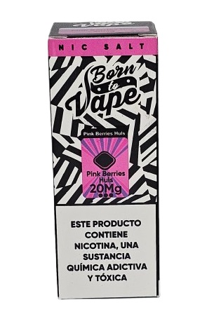 Líquido Juice Nicsalt Born To Vape - Pink Berries Huls 50mg - 30ml