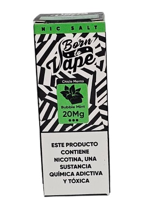 Líquido Juice Nicsalt Born To Vape - Bubble Mint 50mg - 30ml