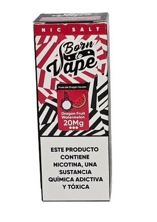 Líquido Juice Nicsalt Born To Vape - DragonFruit Watermelon 50mg - 30ml