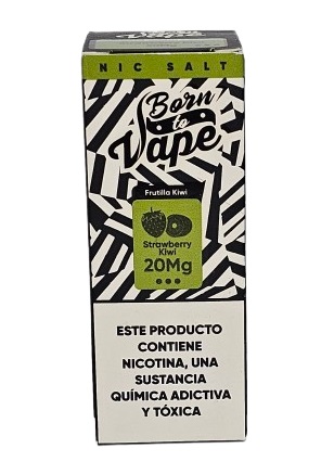 Líquido Juice Nicsalt Born To Vape - Strawberry Kiwi 50mg - 30ml