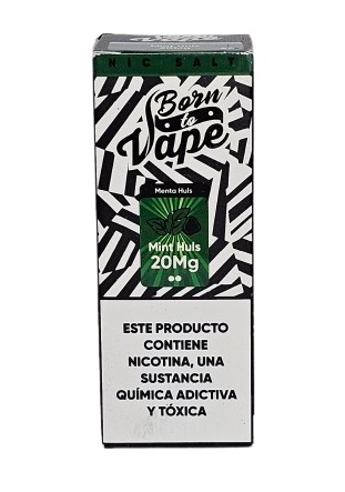 Líquido Juice Nicsalt Born To Vape - Mint Huls 35mg - 30ml