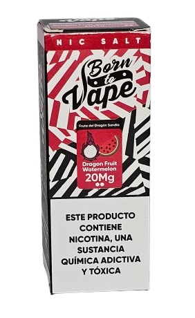 Líquido Juice Nicsalt Born To Vape - Dragon Fruit Watermelon 35mg - 30ml