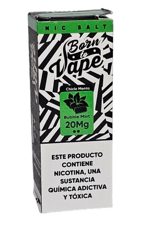 Líquido Juice Nicsalt Born To Vape - Bubble Mint 35mg - 30ml