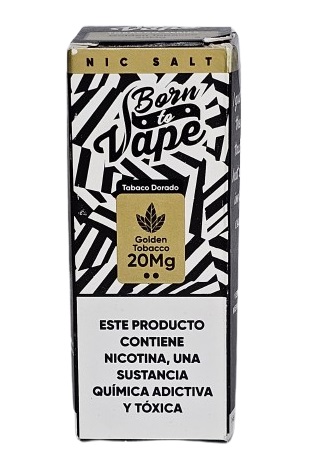 Líquido Juice Nicsalt Born To Vape - Golden Tobacco 35mg - 30ml