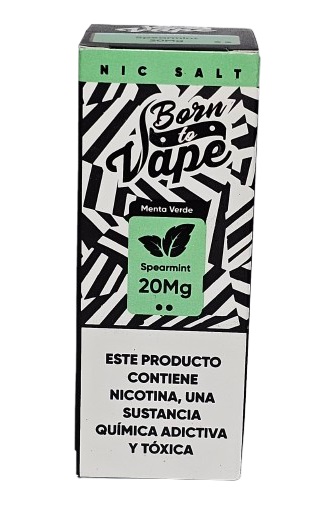 Líquido Juice Nicsalt Born To Vape - Spearmint 35mg - 30ml