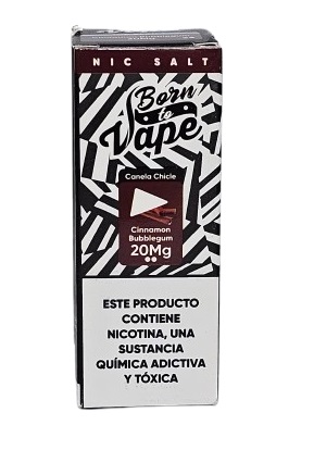 Líquido Juice Nicsalt Born To Vape - Cinnamon Bubblegum 35mg - 30ml