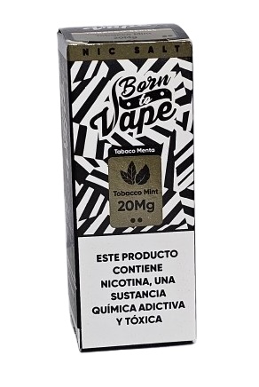 Líquido Juice Nicsalt Born To Vape - Tobacco Mint 35mg - 30ml