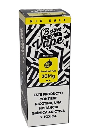 Líquido Juice Nicsalt Born To Vape - Passion Fruit 35mg - 30ml