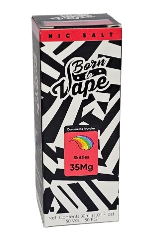 Líquido Juice Nicsalt Born To Vape - Skittles 35mg - 30ml