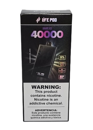 Pod Descartavel Life Pod 40.000 Puff - Grape Ice