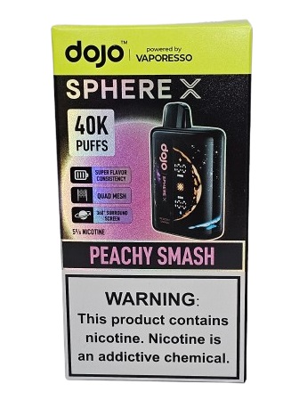 Pod Descartavel Dojo by Vaporesso Sphere X 40.000 puff - Peachy Smash