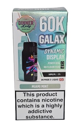 Pod Descartavel Dinner Lady Galax 60.000 puff - Miami Mint