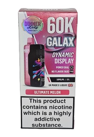 Pod Descartavel Dinner Lady Galax 60.000 puff - Ultimate Melon