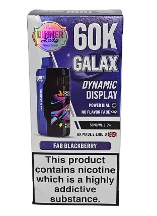Pod Descartavel Dinner Lady Galax 60.000 puff - Fab Blackberry