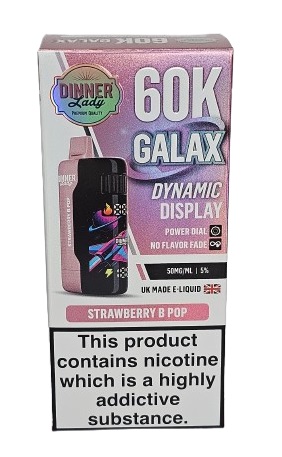 Pod Descartavel Dinner Lady Galax 60.000 puff - Strawberry B Pop