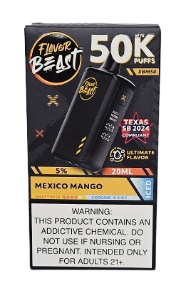 Pod Descartavel Flavor Beast 50.000 Puff - Mexico Mango