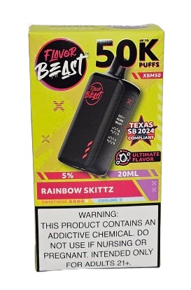 Pod Descartavel Flavor Beast 50.000 Puff - Rainbow Skittz
