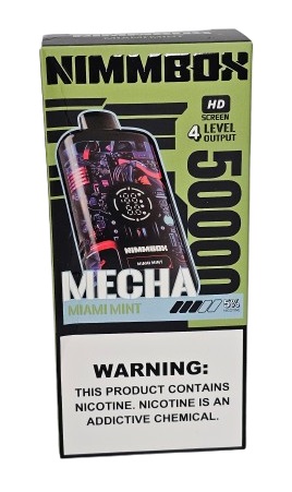 Pod Descartavel Nimmbox Mecha 50.000 Puff - Miami Mint
