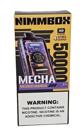 Pod Descartavel Nimmbox Mecha 50.000 Puff - Mexico Mango