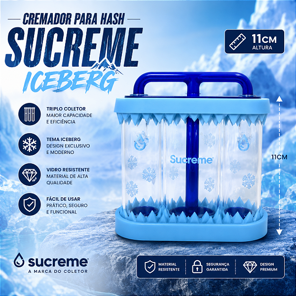 Cremador Para Hash Sucreme - Iceberg