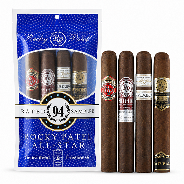 Charuto Rocky Patel All-Star Rated 94 Sampler – Kit com 4 Charutos Premium
