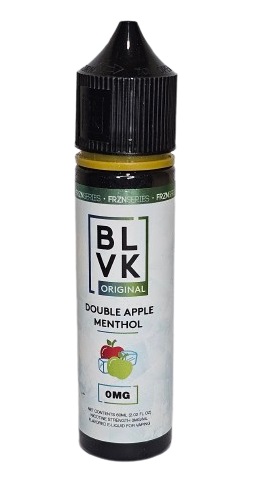Líquido Juice BLVK Original 60ml 0mg - Double Apple Menthol
