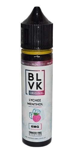 Líquido Juice BLVK Original 60ml 6mg - Lychee Menthol