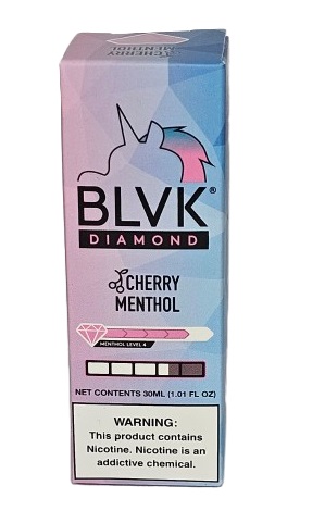 Líquido Juice Nicsalt BLVK Diamond Pod - Cherry Menthol 35mg - 30ml