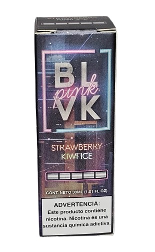 Líquido Juice Nicsalt BLVK Pink Pod - Strawberry Kiwi Ice 50mg - 30ml