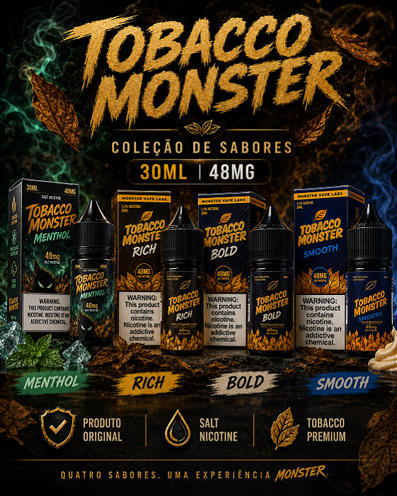 Juice Nicsalt Tobacco Monster 30Ml 48Mg