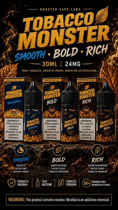 Juice Nicsalt Tobacco Monster 30Ml 24Mg