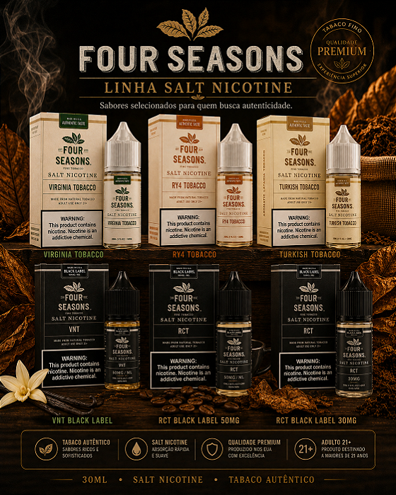 Juice NicSalt Four Seasons 30Ml 50Mg