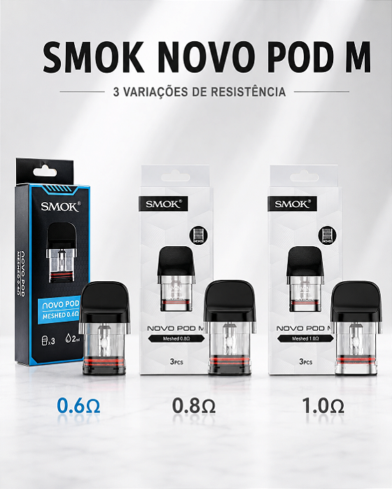 Coil Smok Novo Pod M - 3 Unidades por Caixa