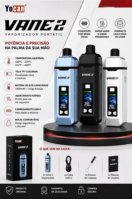 Vaporizador Yocan Vane 2
