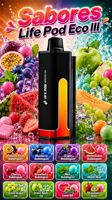 Refil Life Pod Eco III - Necessario Bateria